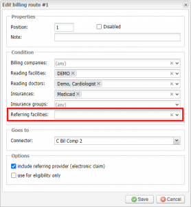 improved medical billing functionality