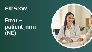 Error – patient_mrn (NE)