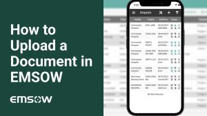 How to Upload a Document in EMSOW