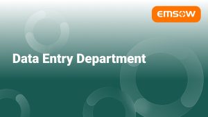Data Entry Department